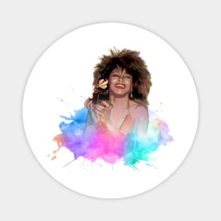 TINA TURNER ON THE COLORFUL SPLASH Magnet